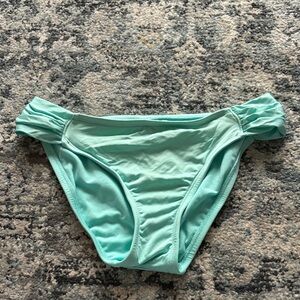 Mossimo Supply Co. Light Blue Ruched Bikini Bottom